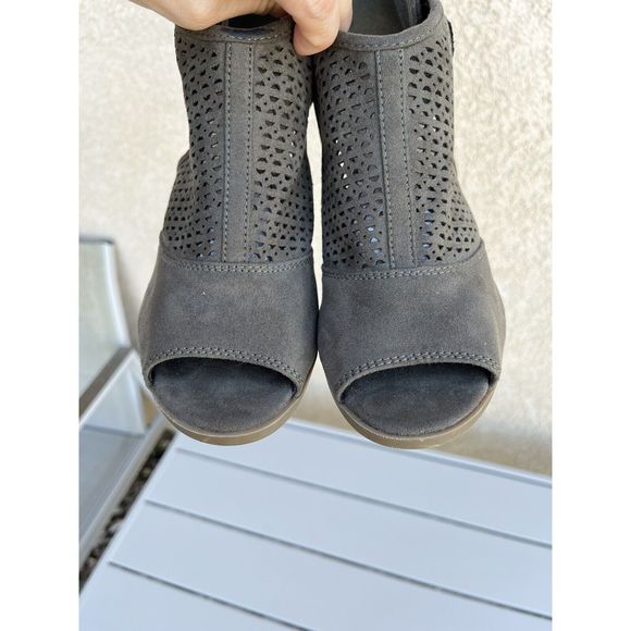 Seychelles open toe heeled ankle boot - Size 5.5 - Green - Picture 9 of 12